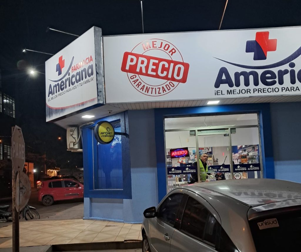 Delincuentes asaltan una farmacia y se llevan remedios adelgazantes en Pedro Juan Caballero