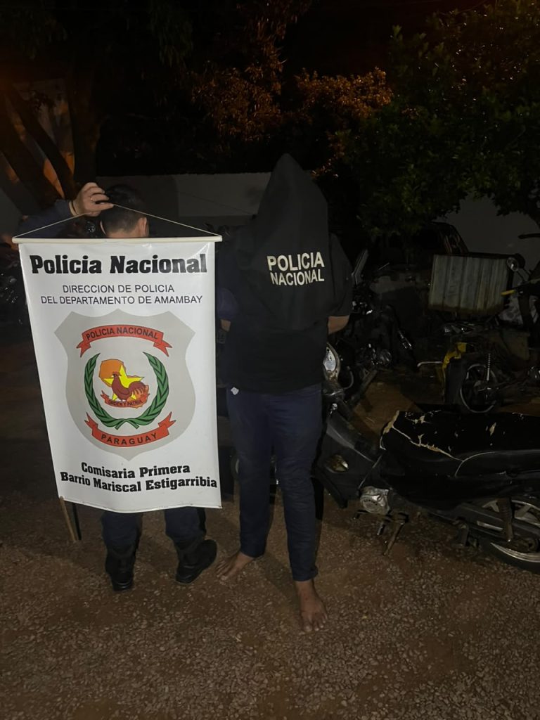 Detienen a un hombre tras intentar hurtar en un comercio de Pedro Juan Caballero