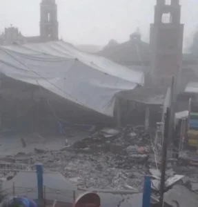 Al menos 10 muertos deja la explosión de pirotecnia en una iglesia de México