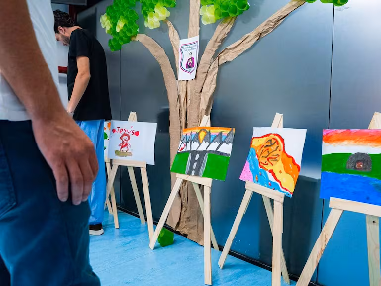 Niños de Amambay expresan sus emociones a través de la pintura