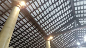 Ventilador se desploma sobre una mujer en plena visita de la espada de San Miguel en iglesia de Ñemby